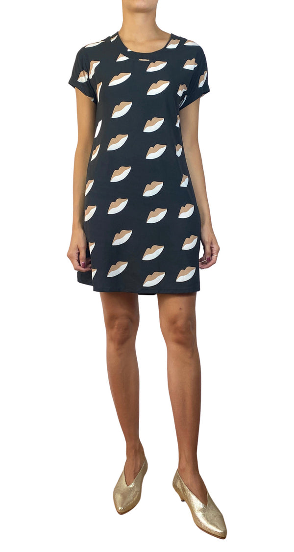 Vestido Negro Besos