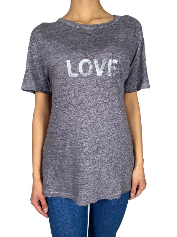 Polera Gris Love
