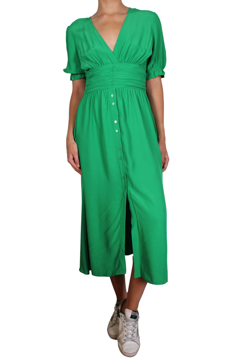 Vestido Viscosa Botones