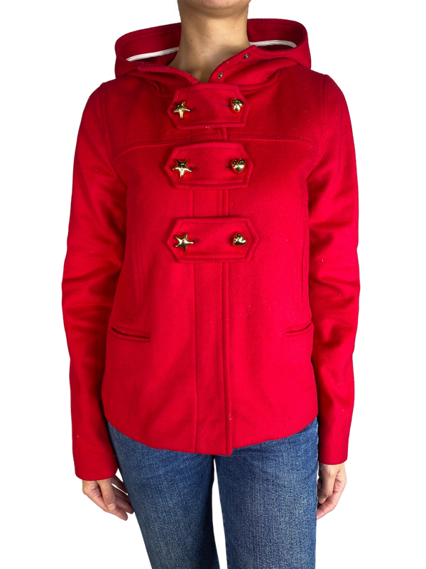 Chaqueta de Lana Roja