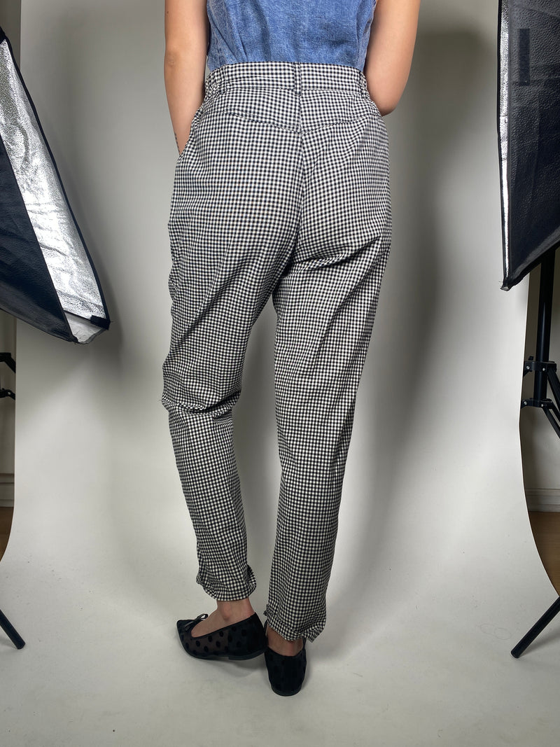 Pantalón De Vestir A Cuadros