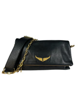 Cartera Rocky Grained Leather Gold