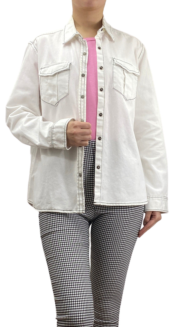 Camisa Denim Blanco
