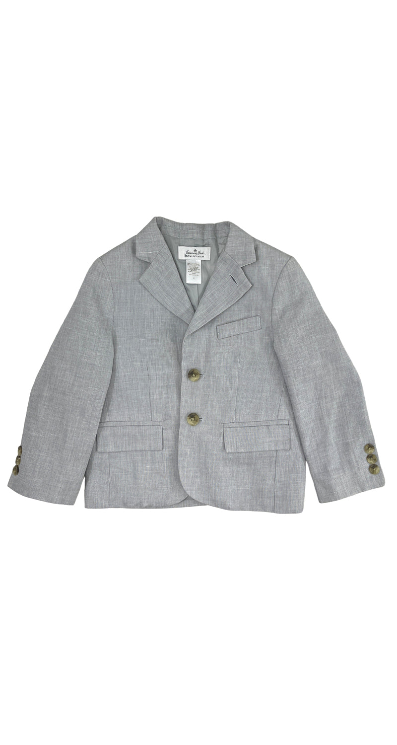 Blazer Gris Lino