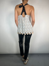 Blusa Encaje Celeste