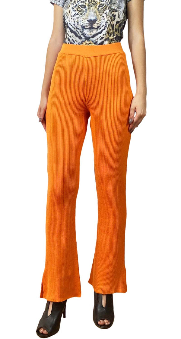Pantalón Naranjo Fruncido