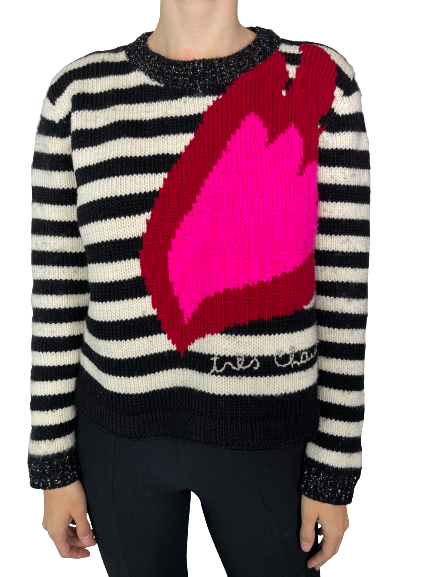 Sweater Lana Merino Rayas