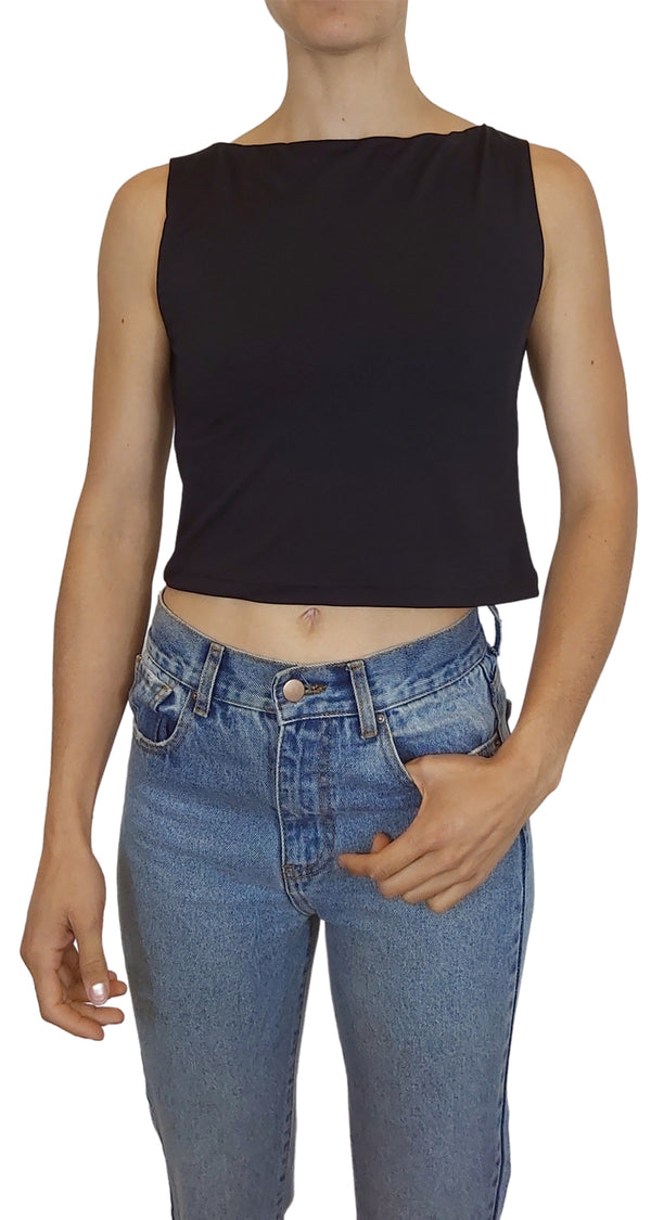 Crop Top Negro