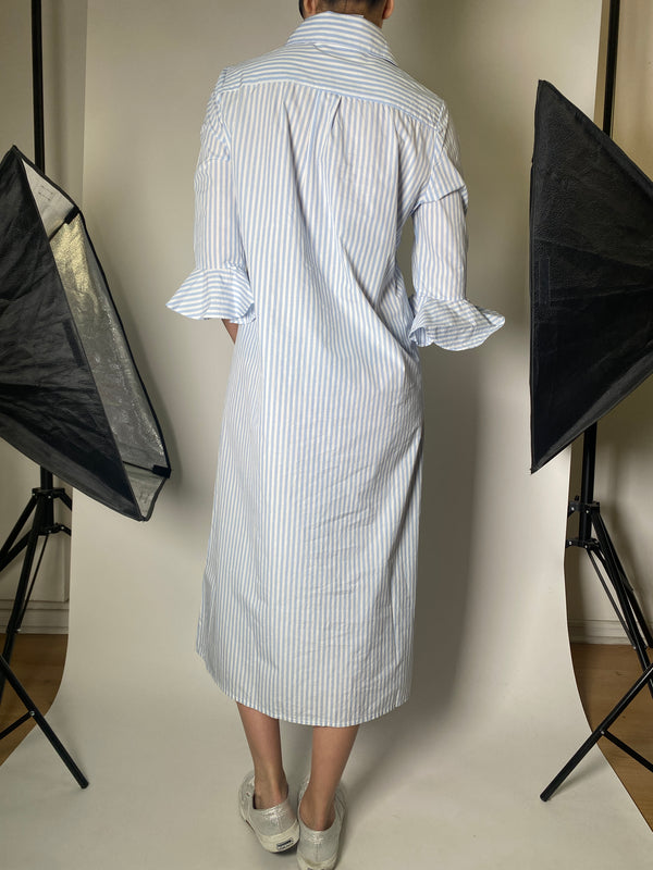Vestido Camisero  A Rayas