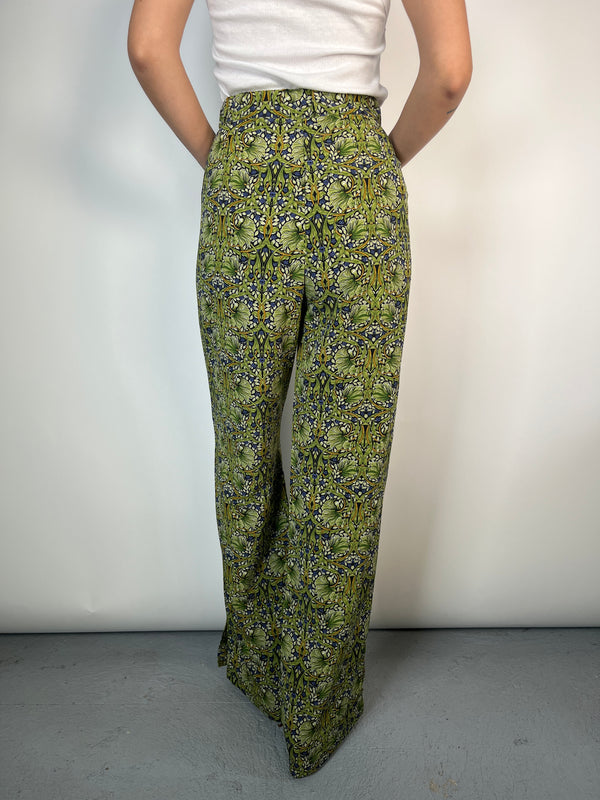 Pantalón Verde Estampado