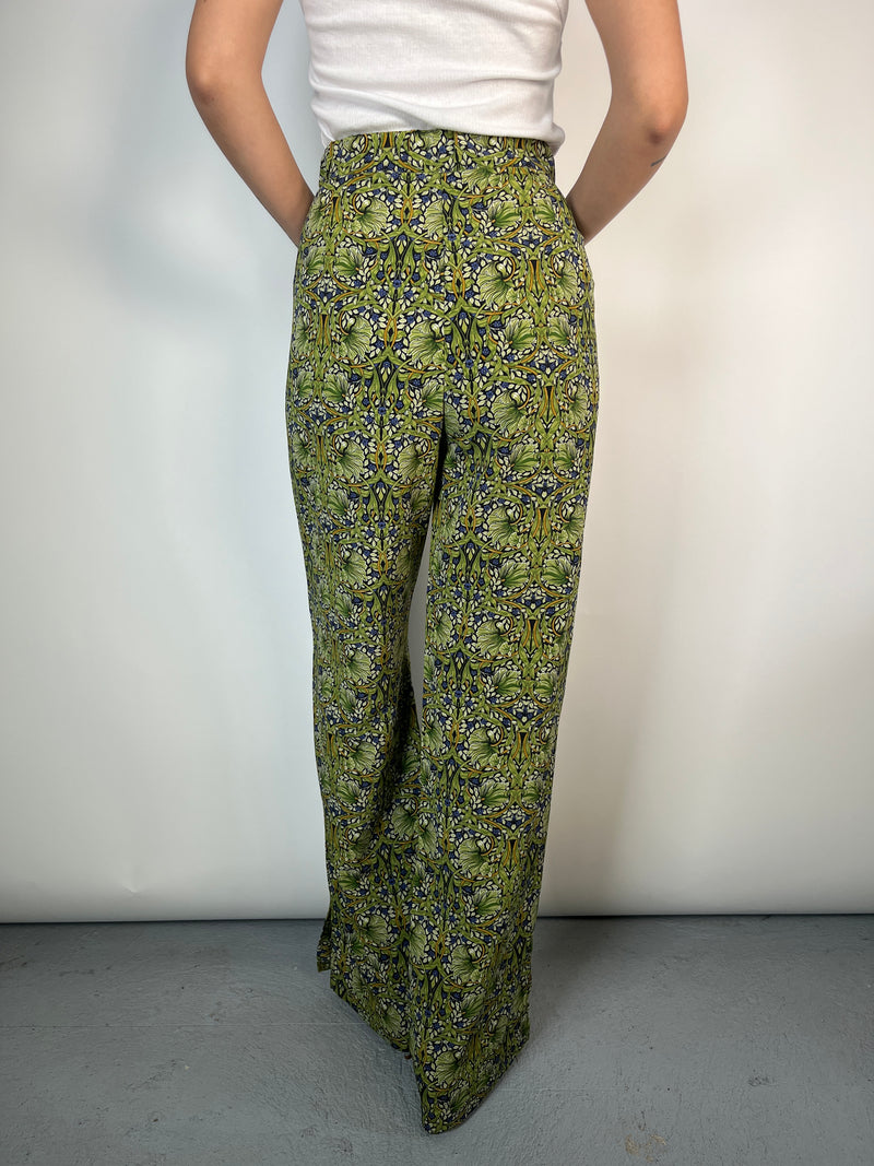 Pantalón Verde Estampado