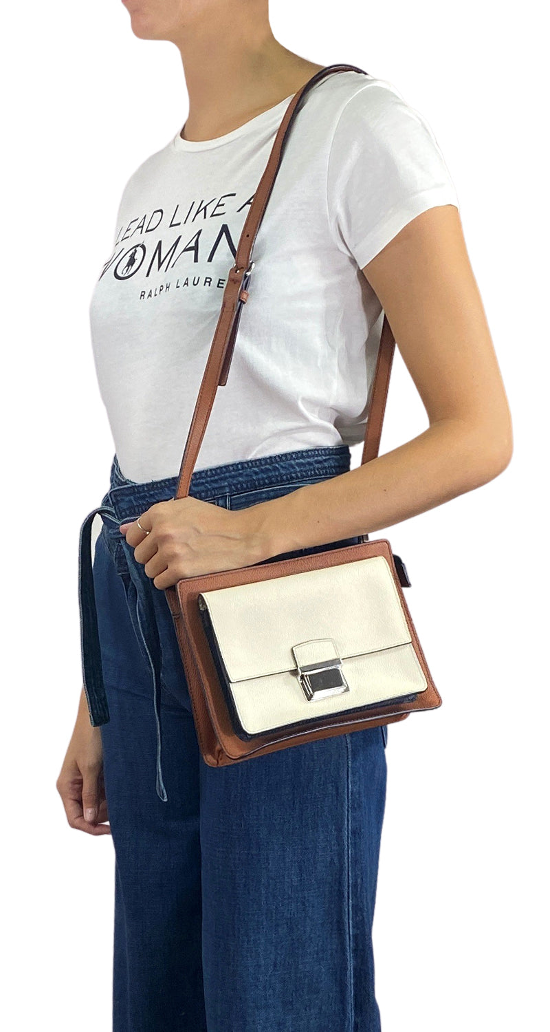 Cartera de Hombro Café