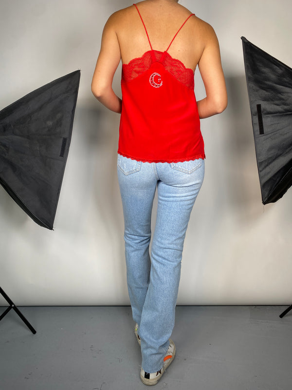 Crop Top Rojo