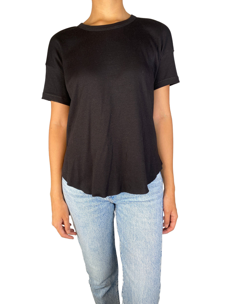 Polera Rib Negra