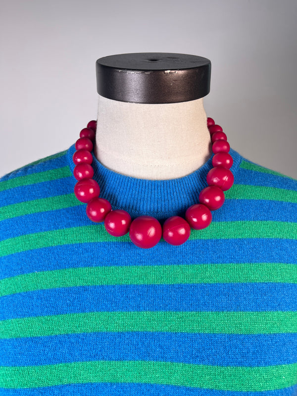 Collar Esferas Morado