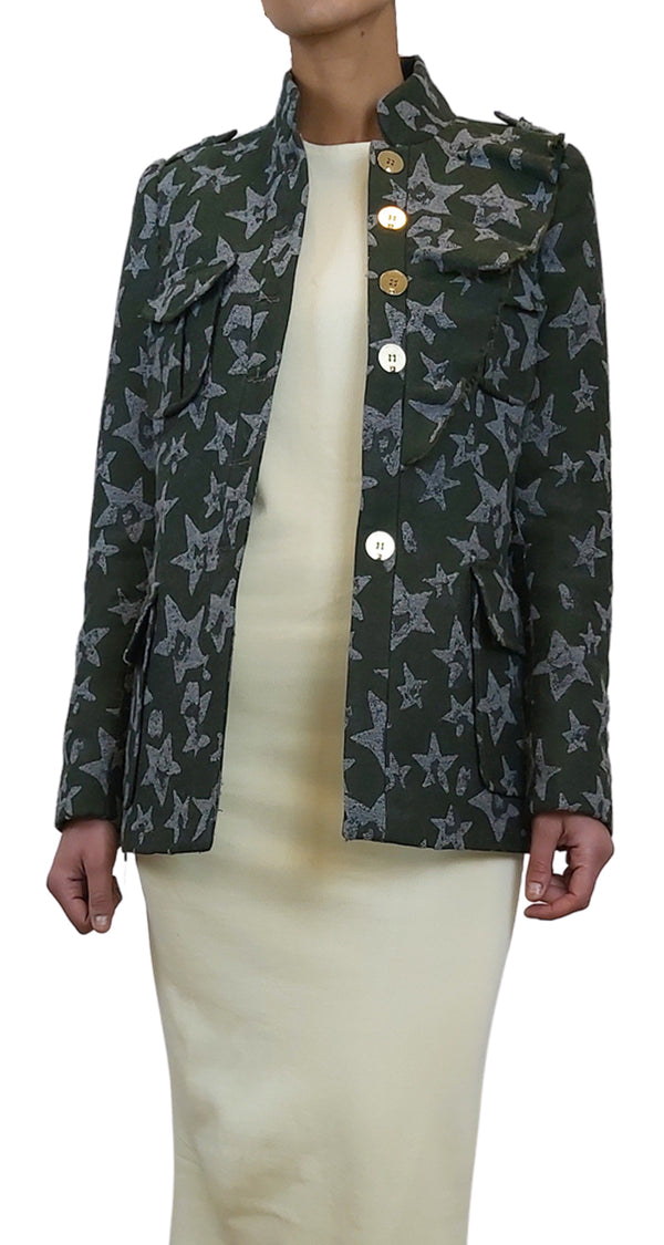 Chaqueta Verde Estrellas