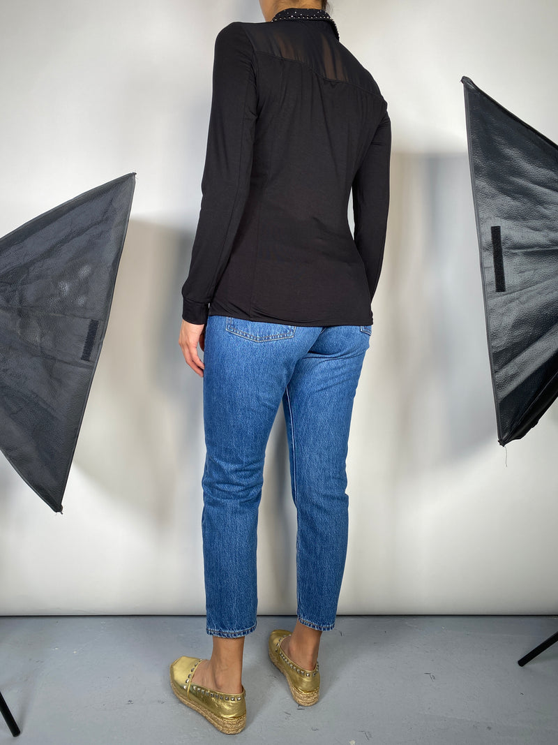 Blusa Cuello Tachas