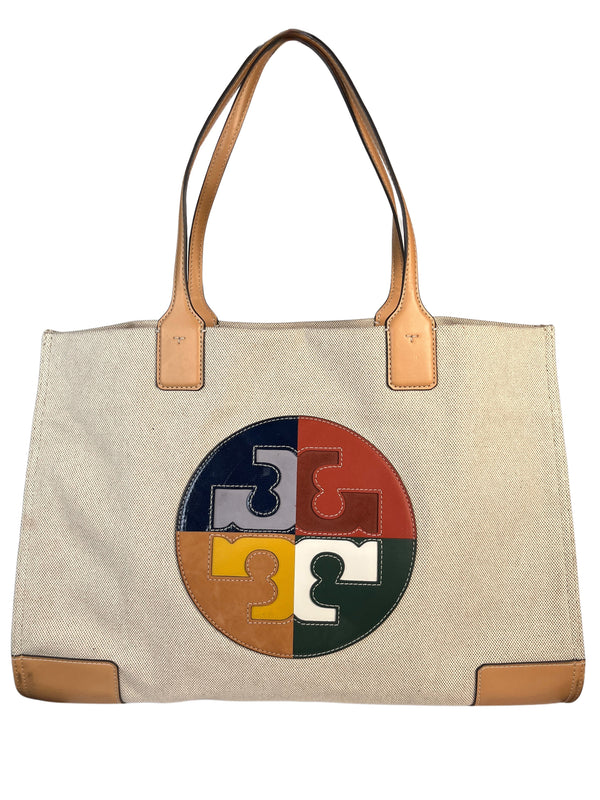 Bolso Ella Color Block Logo Tote