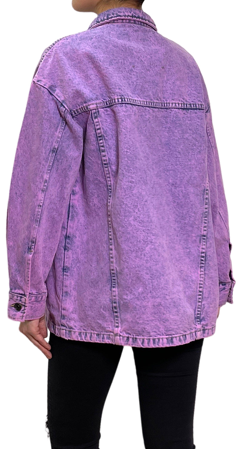 Chaqueta Denim Morado