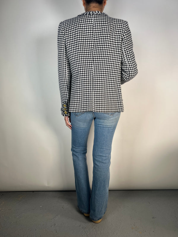 Chaqueta Houndstooth