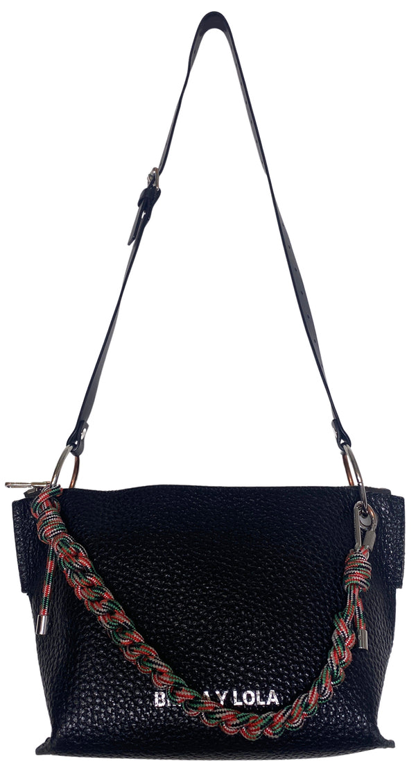 Cartera de Cuero Negra
