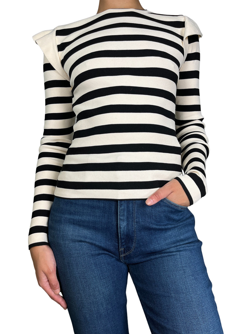 Sweater Vuelos y Rayas