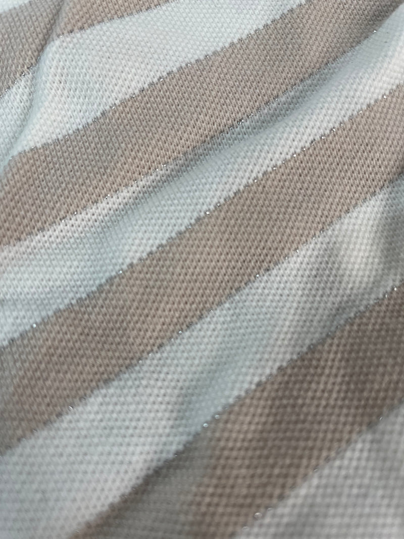 Vestido Beige Rayas
