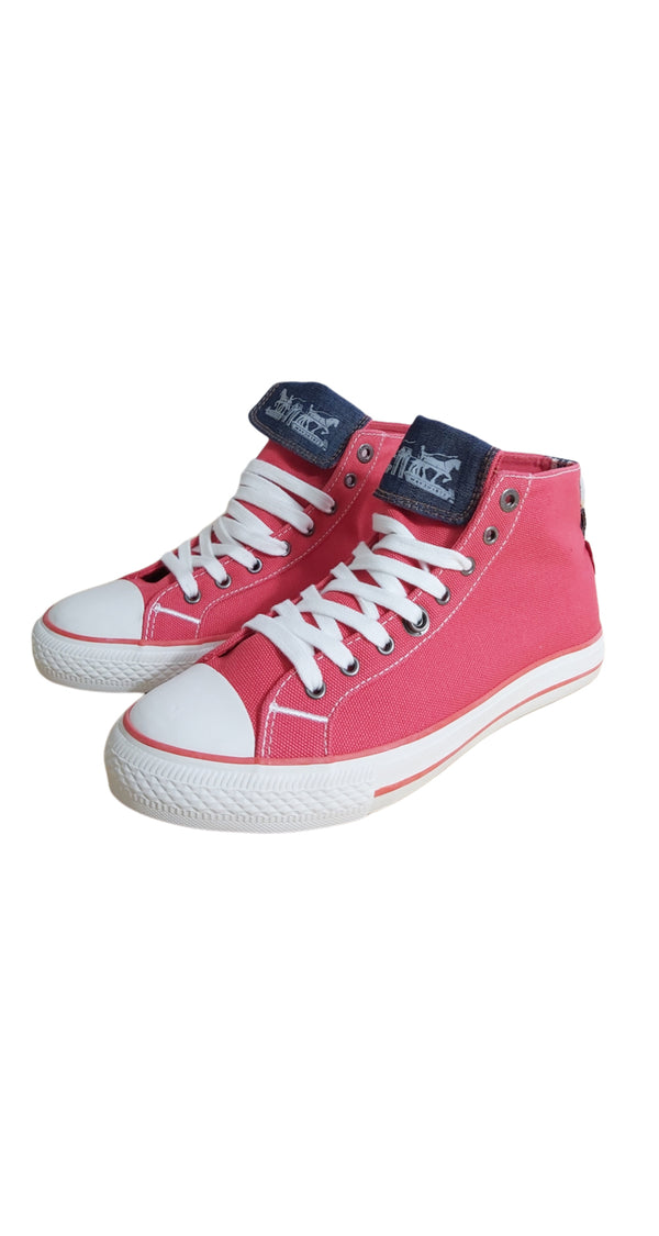 Zapatillas Lona Rojas