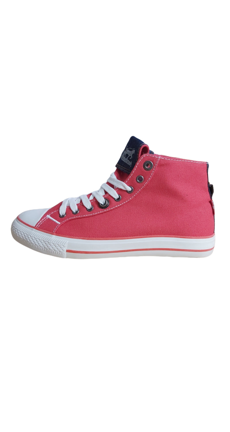 Zapatillas Lona Rojas