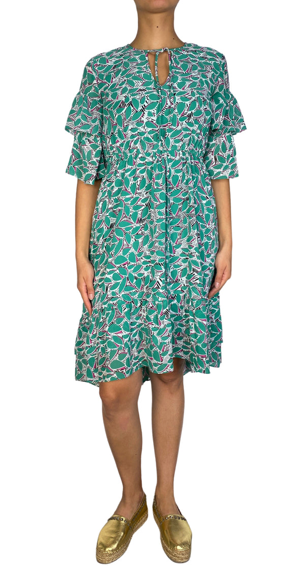 Vestido Vuelos Estampado