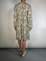 Vestidos Flores Metalic