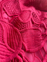 Vestido Guipur Rojo