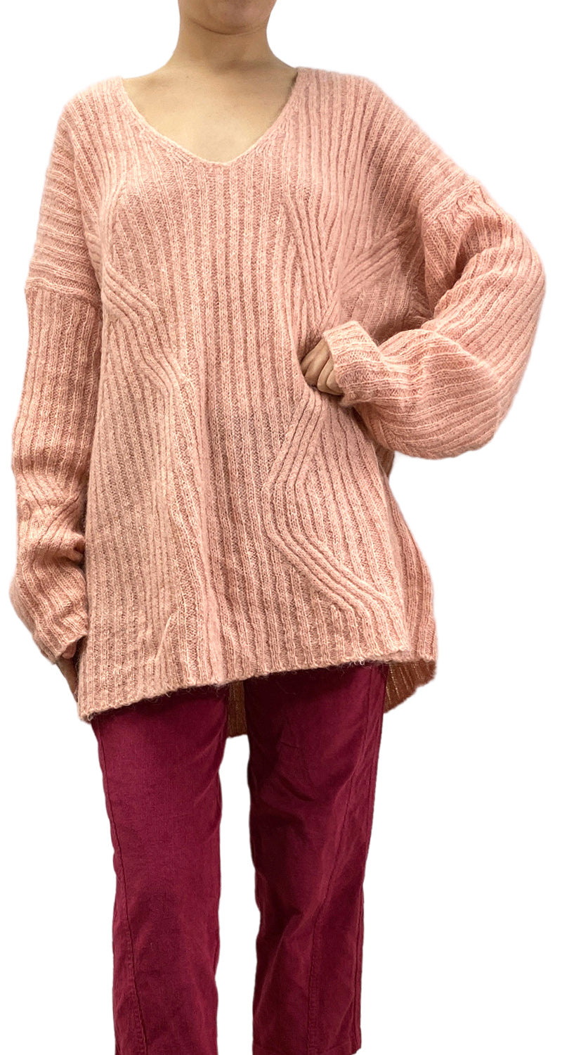 Sweater Tejido Rosado