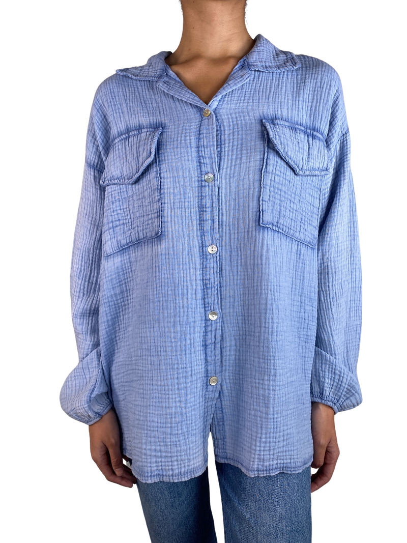Blusa Bolsillos