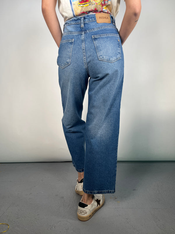 Jeans Tiro Alto