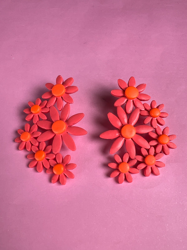 Aros Flores Rosa