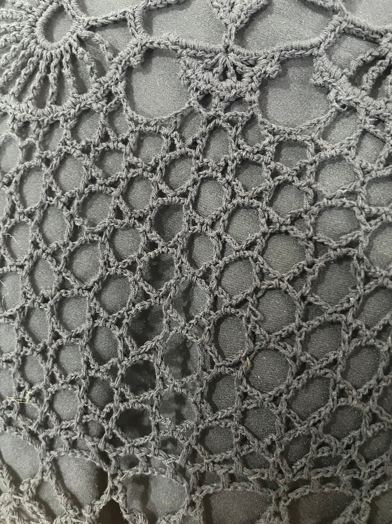 Vestido Macramé Azul