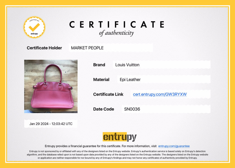 Cartera Passy GM in Red Epi Leather