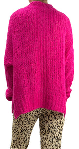 Sweater Tejido Fucsia