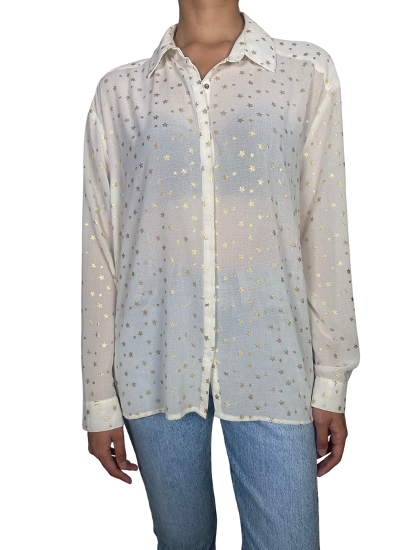 Blusa Traslucida Estrellas