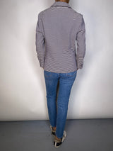 Blazer Rayas Azules y Blancas