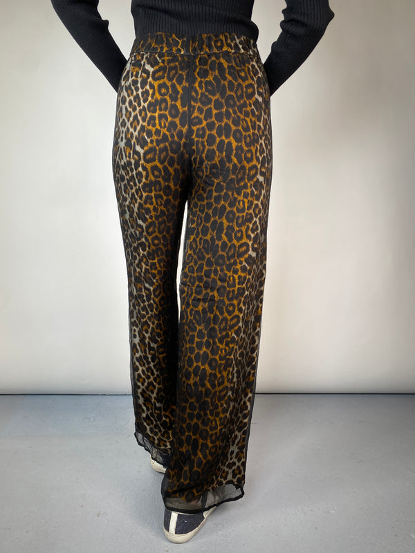 Pantalón Animal Print Seda