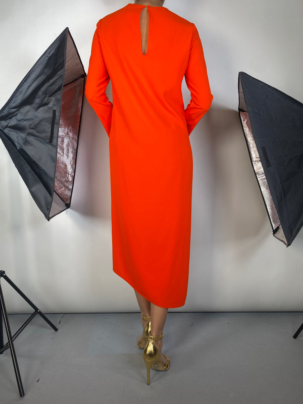 Blusa Naranja Asimétrica