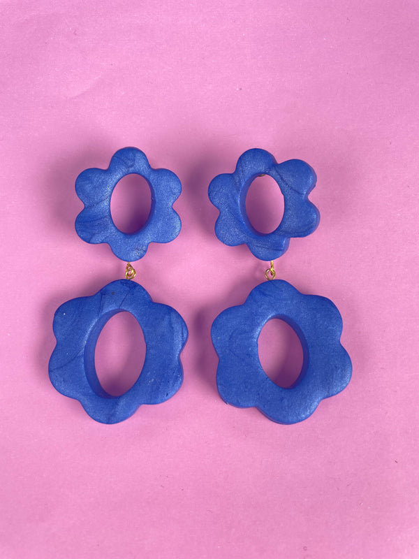 Aros Flor Blue