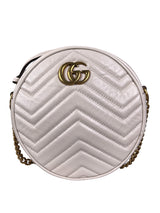 GG Marmont mini round shoulder bag