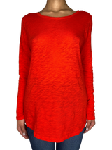 Polera Roja Manga Larga