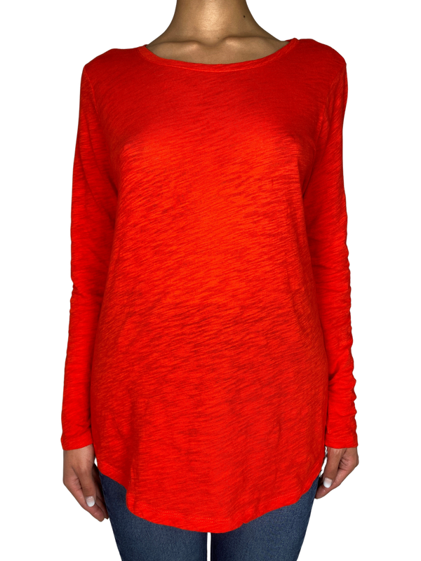 Polera Roja Manga Larga