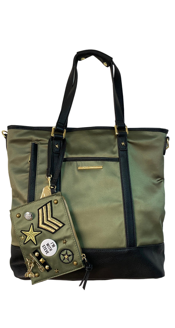 Bolso Verde Estrellas