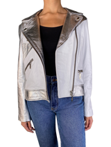 Chaqueta Cuero Silver