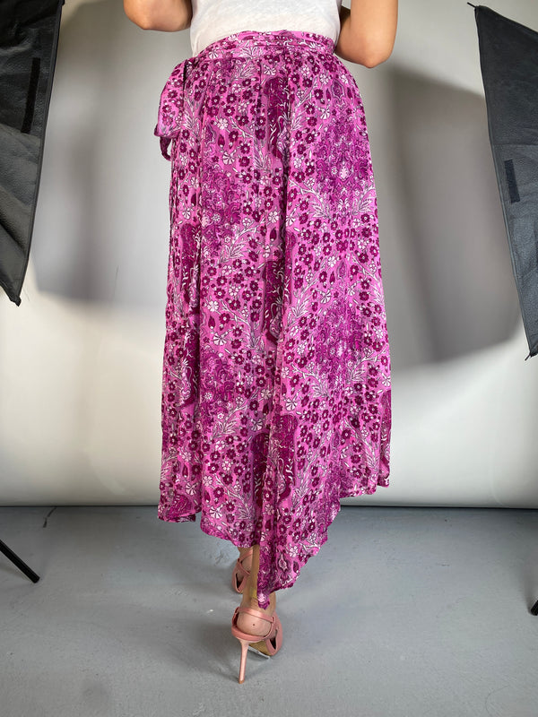 Falda Wrap Floreada